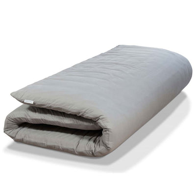 Native Nest Medium Firm Mattress Pad Twin Sized Comfortable Floor Bed,Grey(Used)