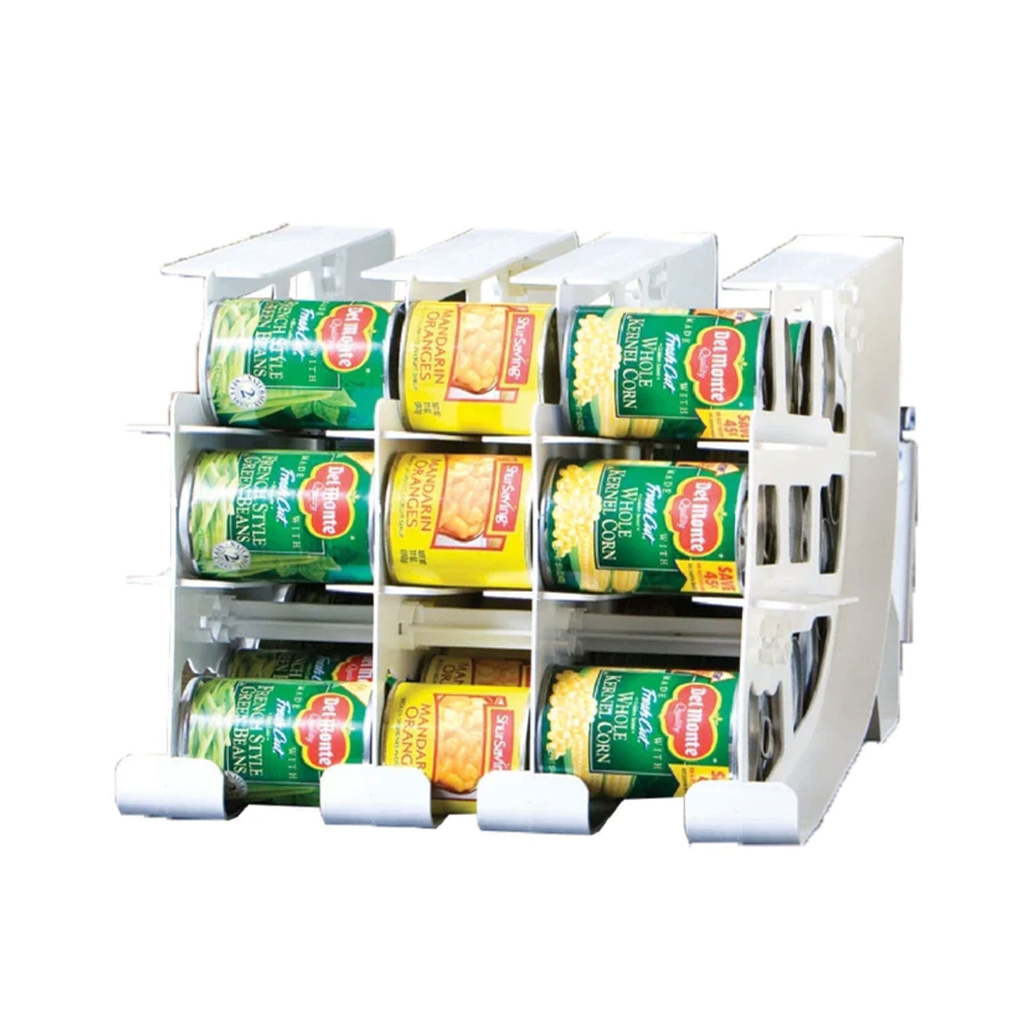 FIFO Can Tracker Hold Up To 54 Standard 10 to 15 Oz Can Sizes, White (For Parts) - VMInnovations