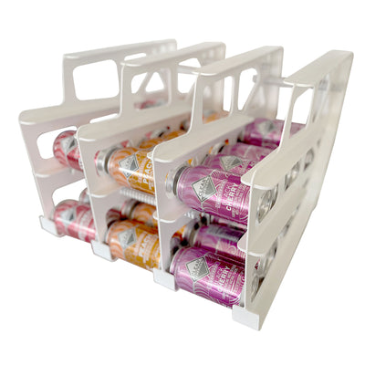 FIFO Can Tracker Hold Up To 54 Standard 10 to 15 Oz Can Sizes, White (For Parts) - VMInnovations