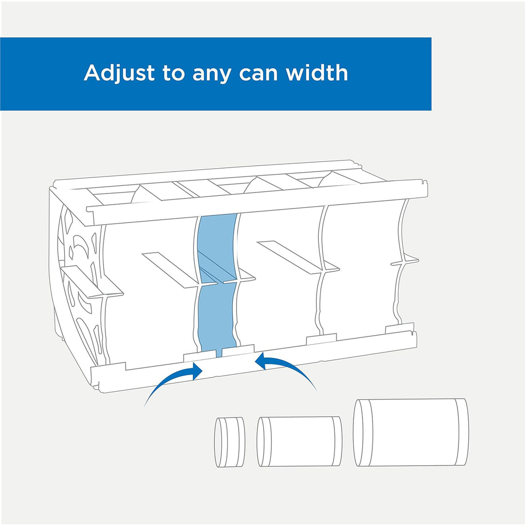 Shelf Reliance Cansolidator Holds 20 Cans w/Rotation & Adjustable System (Used) - VMInnovations