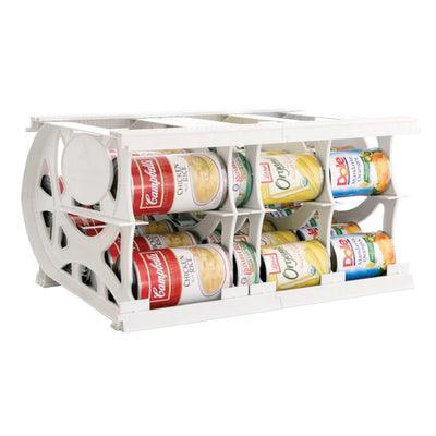Shelf Reliance Cansolidator Rotational & Adjustable 40 Can Holder(Open Box)
