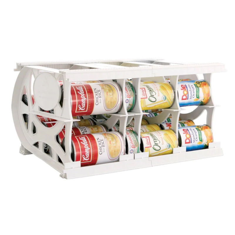 Shelf Reliance Cansolidator Rotational & Adjustable 40 Can Holder(Open Box)