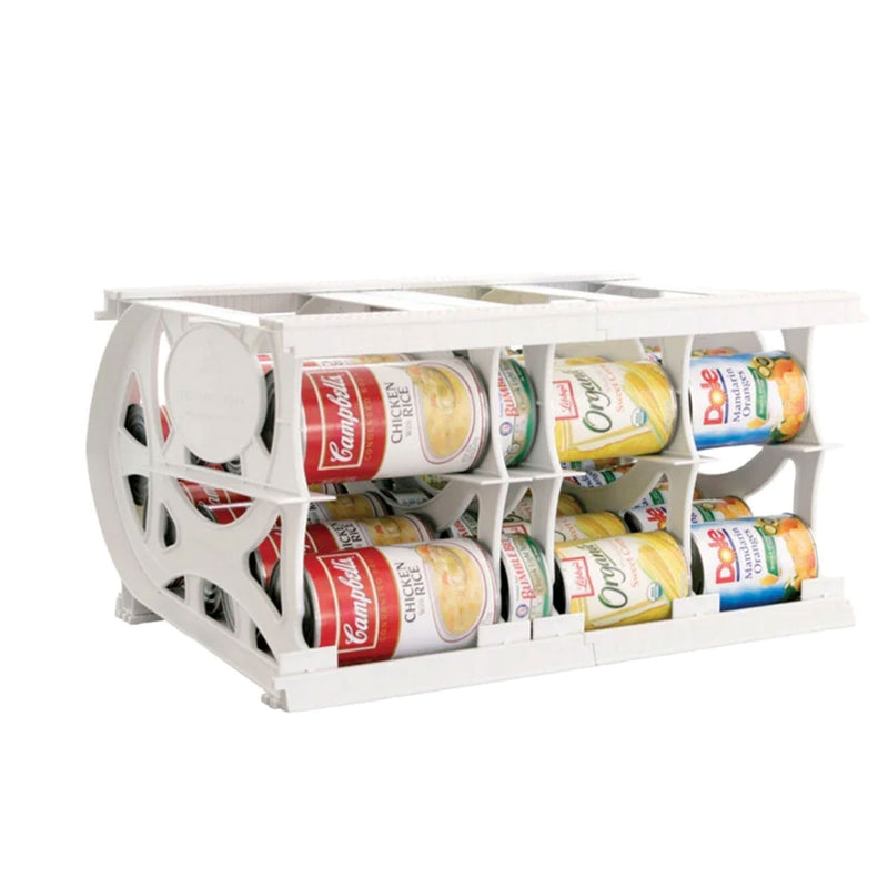 Shelf Reliance Cansolidator 40 Can Rotating Canned Food & Soda Storage, USA Made