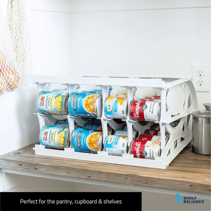 Shelf Reliance Cansolidator Rotational & Adjustable Pantry 60 Can Holder (Used)