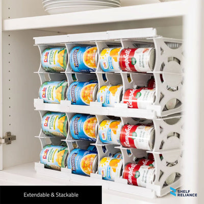 Shelf Reliance Cansolidator 60 Can Rotating Canned Food & Soda Storage, USA Made