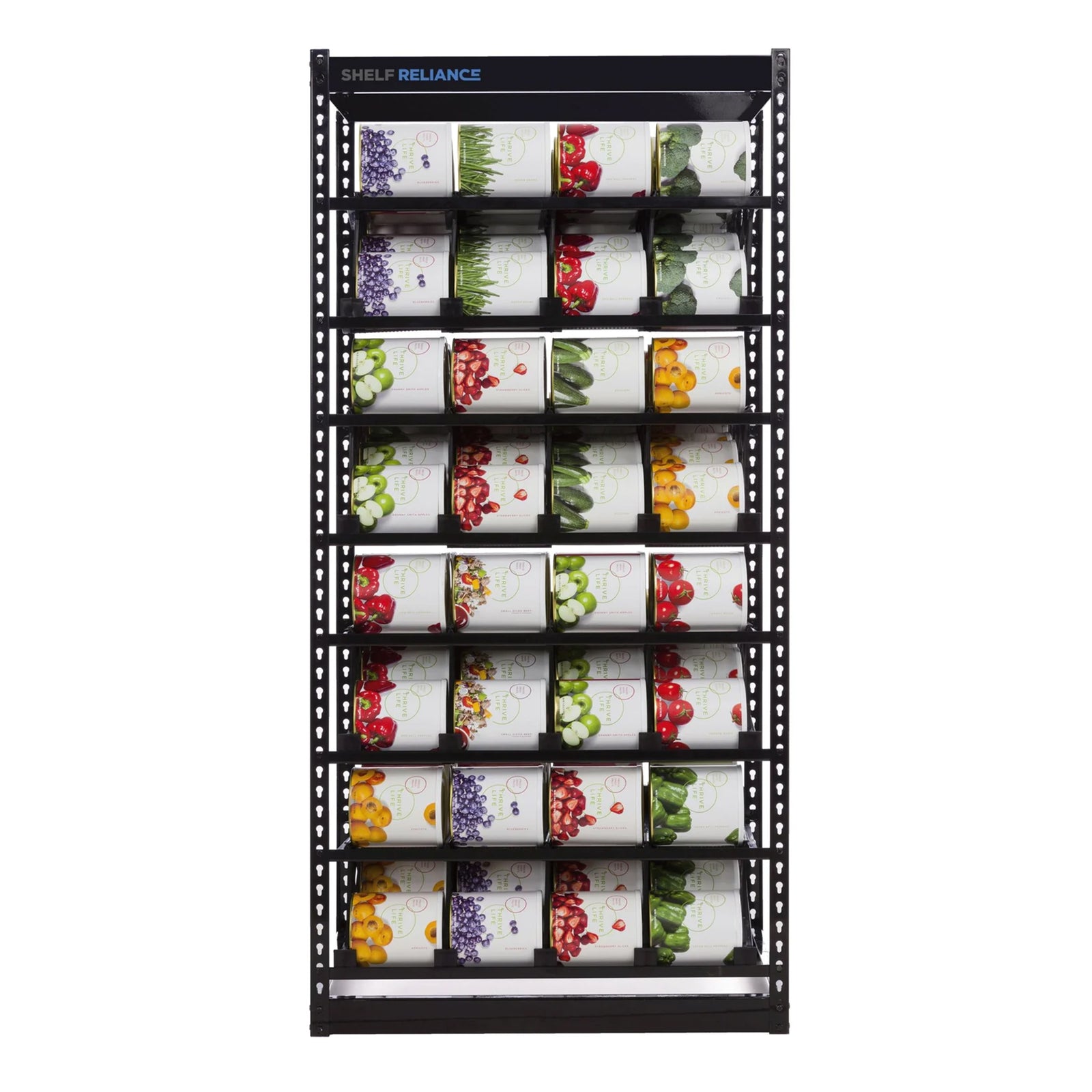 Shelf Reliance Maximizer Large Can Rotation Organizer Supports Up To 112 Cans - VMInnovations