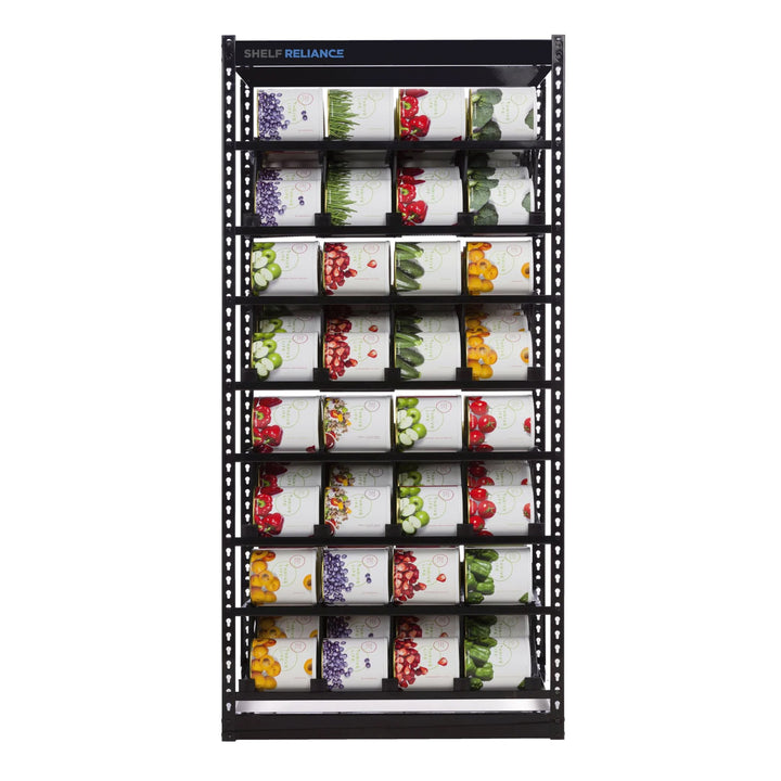 Shelf Reliance Maximizer Large Can Rotation Organizer Supports Up To 112 Cans