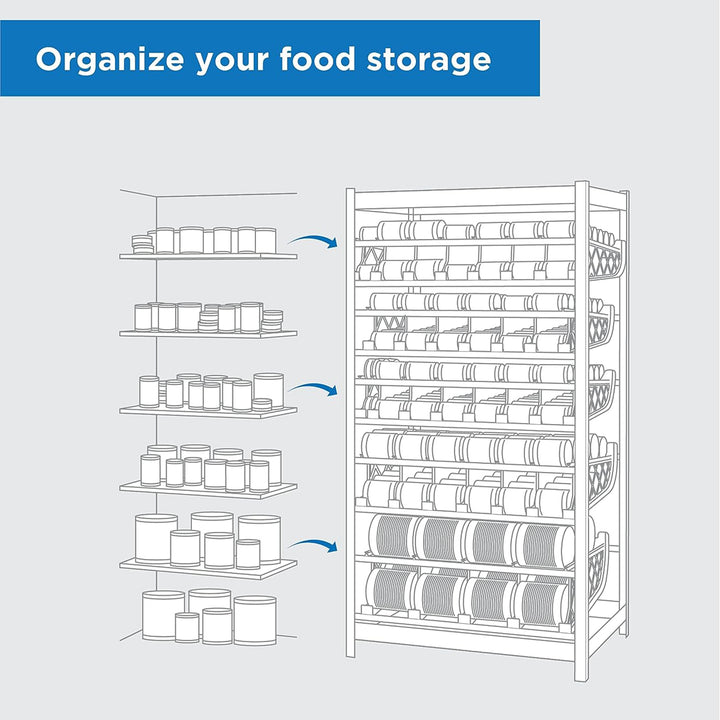 Shelf Reliance Maximizer Large Can Organizer Supports Up To 112 Cans (Used) - VMInnovations