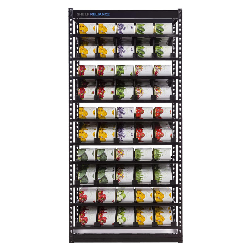 Shelf Reliance Maximizer Medium Can Rotation Organizer Supports Up To 375 Cans