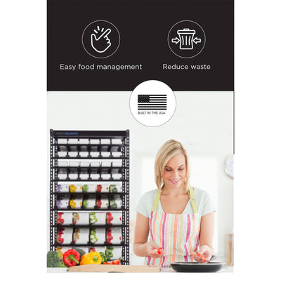 Shelf Reliance Maximizer Variety Can Rotation Organizer Holds Up To 300 Cans - VMInnovations
