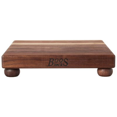 John Boos Small Walnut Wood Edge Grain Cutting Board for Kitchen, 12"x12"x1.5"