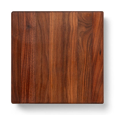 John Boos Small Walnut Wood Edge Grain Cutting Board, 12"x12"x1.5" (Open Box)