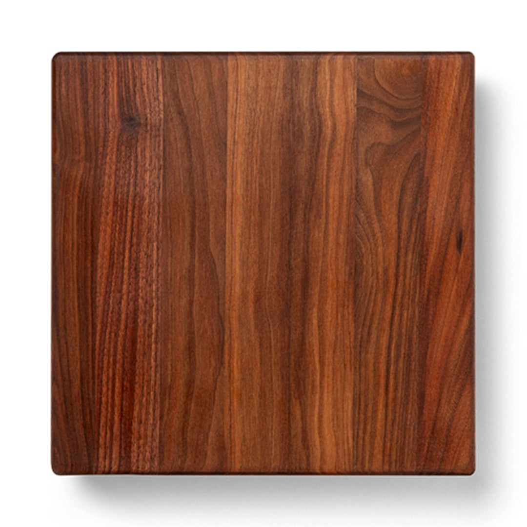 John Boos Small Walnut Wood Edge Grain Cutting Board for Kitchen, 12"x12"x1.5"