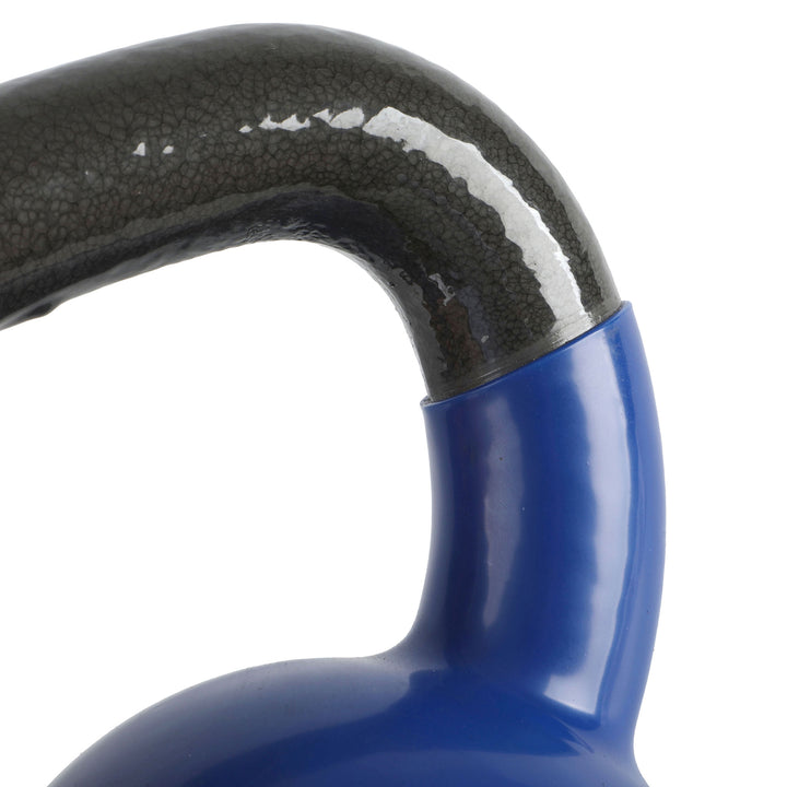 HolaHatha 15lb Cast Iron Workout Kettlebell for Home Strength Training(Open Box)