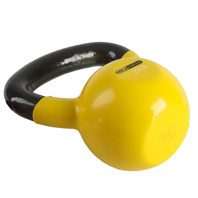 HolaHatha 20lb Solid Cast Iron Kettlebell for Home Strength Training (Open Box) - VMInnovations