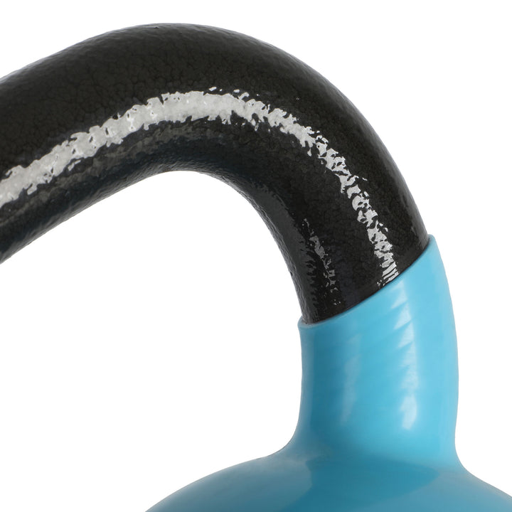 HolaHatha 35lb Solid Cast Iron Kettlebell for Home Strength Training (Open Box) - VMInnovations