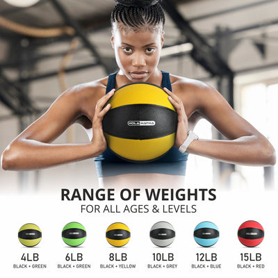 HolaHatha 6 Pound Medicine Exercise Ball for Rehabilitation or Working Out(Used) - VMInnovations
