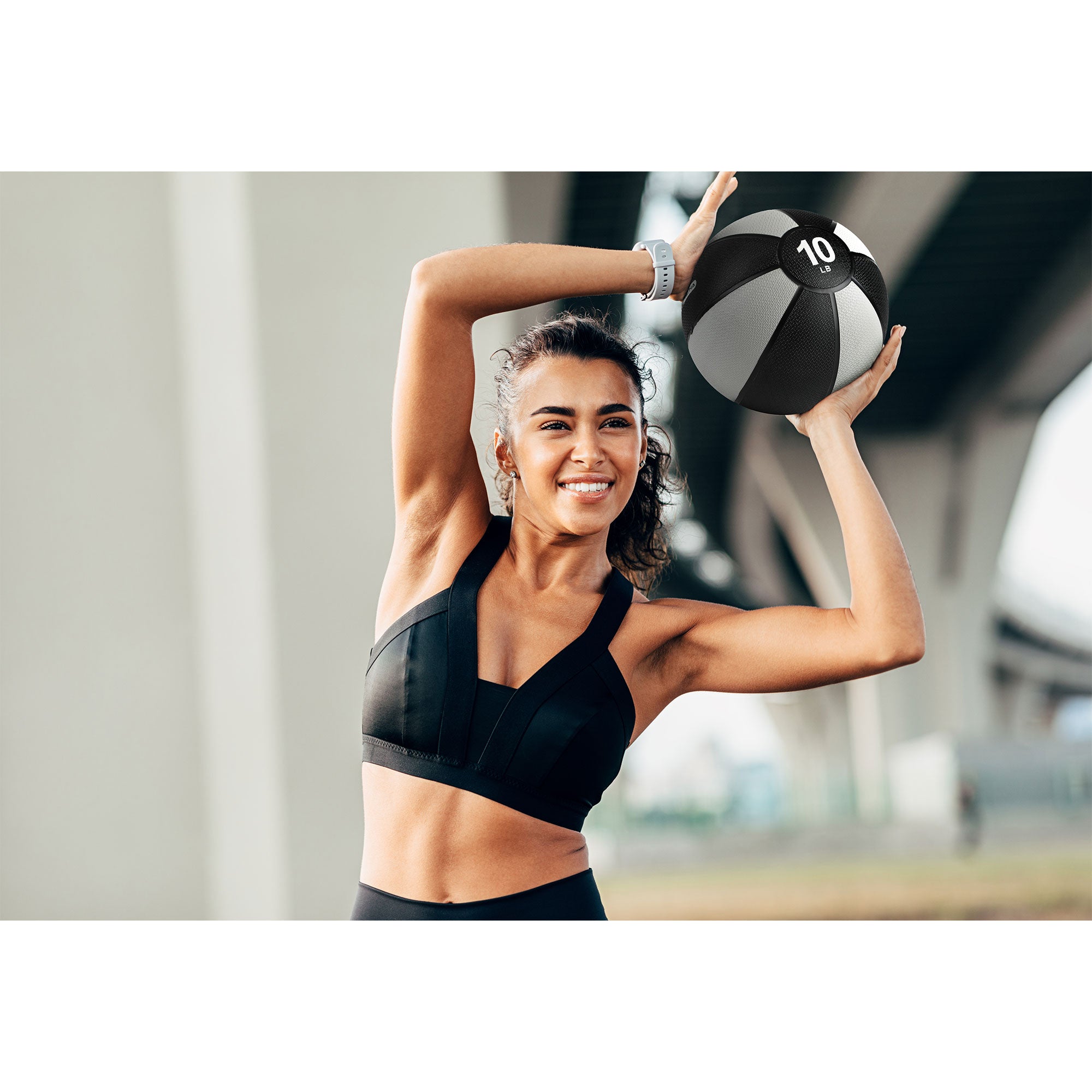 HolaHatha 10LB Medicine Exercise Ball for Rehabilitation/Working Out (Open Box) - VMInnovations