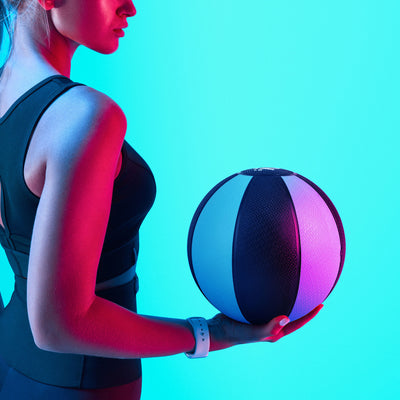 HolaHatha 12lb Medicine Ball for Rehabilitation or Working Out (Open Box) - VMInnovations
