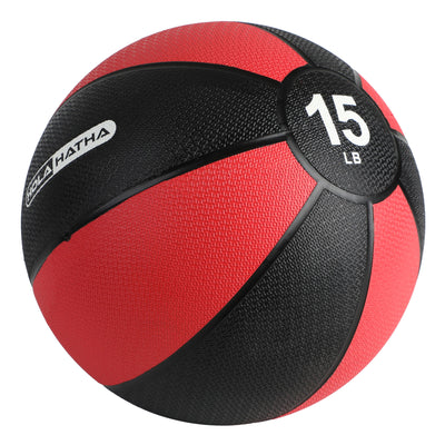 HolaHatha 15lb Medicine Ball for Rehabilitation or Working Out (Open Box) - VMInnovations