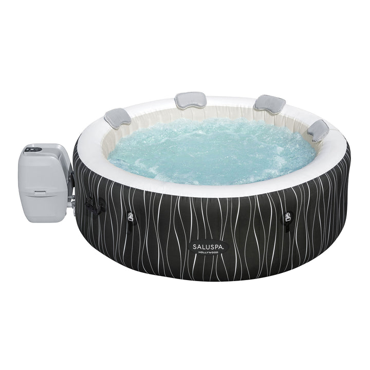 Bestway SaluSpa Hollywood EnergySense Luxe AirJet Inflatable Hot Tub, Black