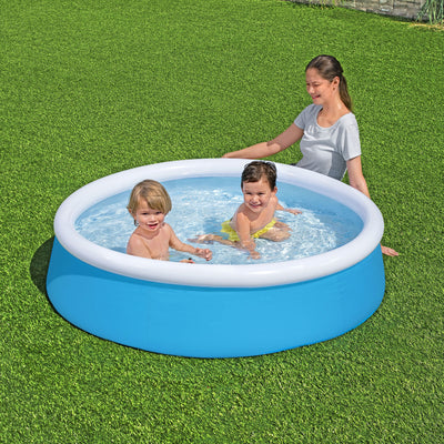 H2OGO! 5' x 15" My First Fast Set Inflatable Top Ring Kiddie Swimming Pool, Blue