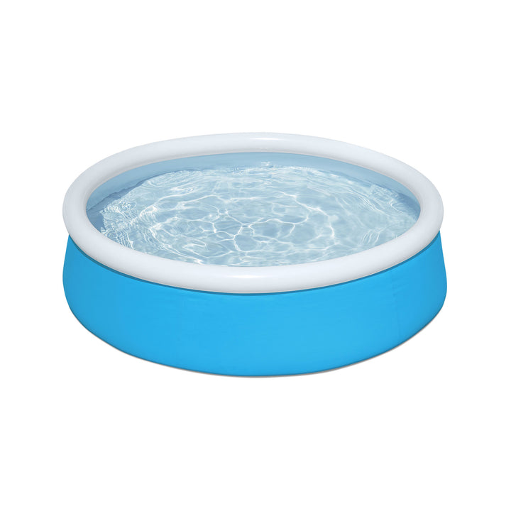 H2OGO! 5' x 15" Fast Set Inflatable Top Ring Kiddie Swimming Pool, Blue (Used)