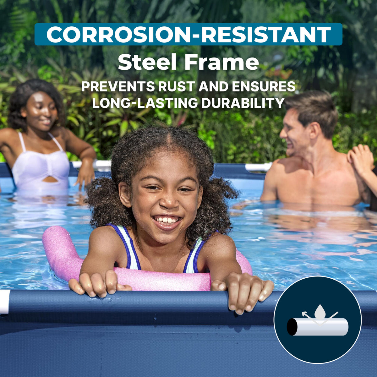 Bestway Steel Pro 12' x 30" Round Above Ground Pool Set w/ DuraPlus Liner(Used)