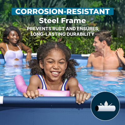 Bestway Steel Pro 12'x30" Round AboveGround Pool Set w/DuraPlus Liner(For Parts) - VMInnovations