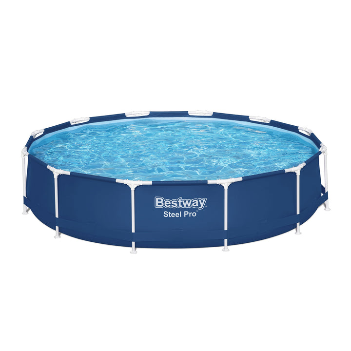 Bestway Steel Pro 12'x30" Round AboveGround Pool Set w/DuraPlus Liner(For Parts) - VMInnovations
