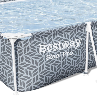 Bestway Steel Pro 12' x 6'7" x 26" Rectangle Above Ground Swimming Pool (Used)