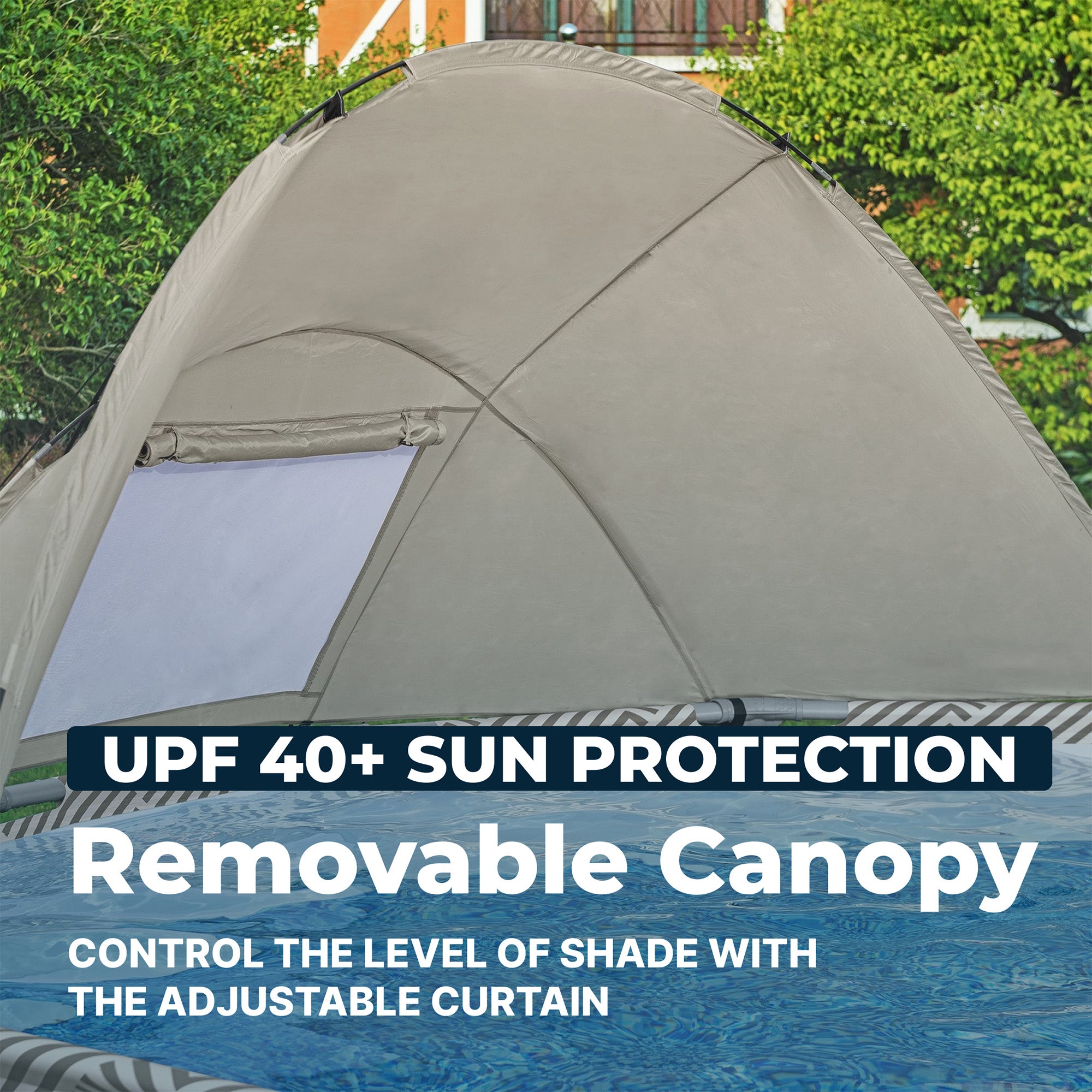Bestway Steel Pro MAX 13' x 42" Pool Set with Canopy & Ladder (Open Box) - VMInnovations