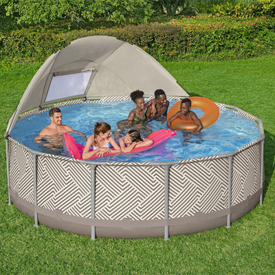 Bestway Steel Pro MAX 13' x 42" Pool Set with Canopy & Ladder (Open Box)