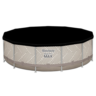 Bestway Steel Pro MAX 13' x 42" Round Above Ground Pool Set with Canopy & Ladder