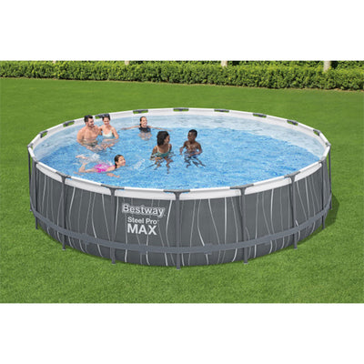 Bestway Steel Pro MAX 18' x 48" Round Pool Set w/LED Light & Remote (Open Box)