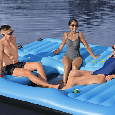 Bestway Hydro Force Detachable Summer Slide 5 Person Inflatable Activity Island