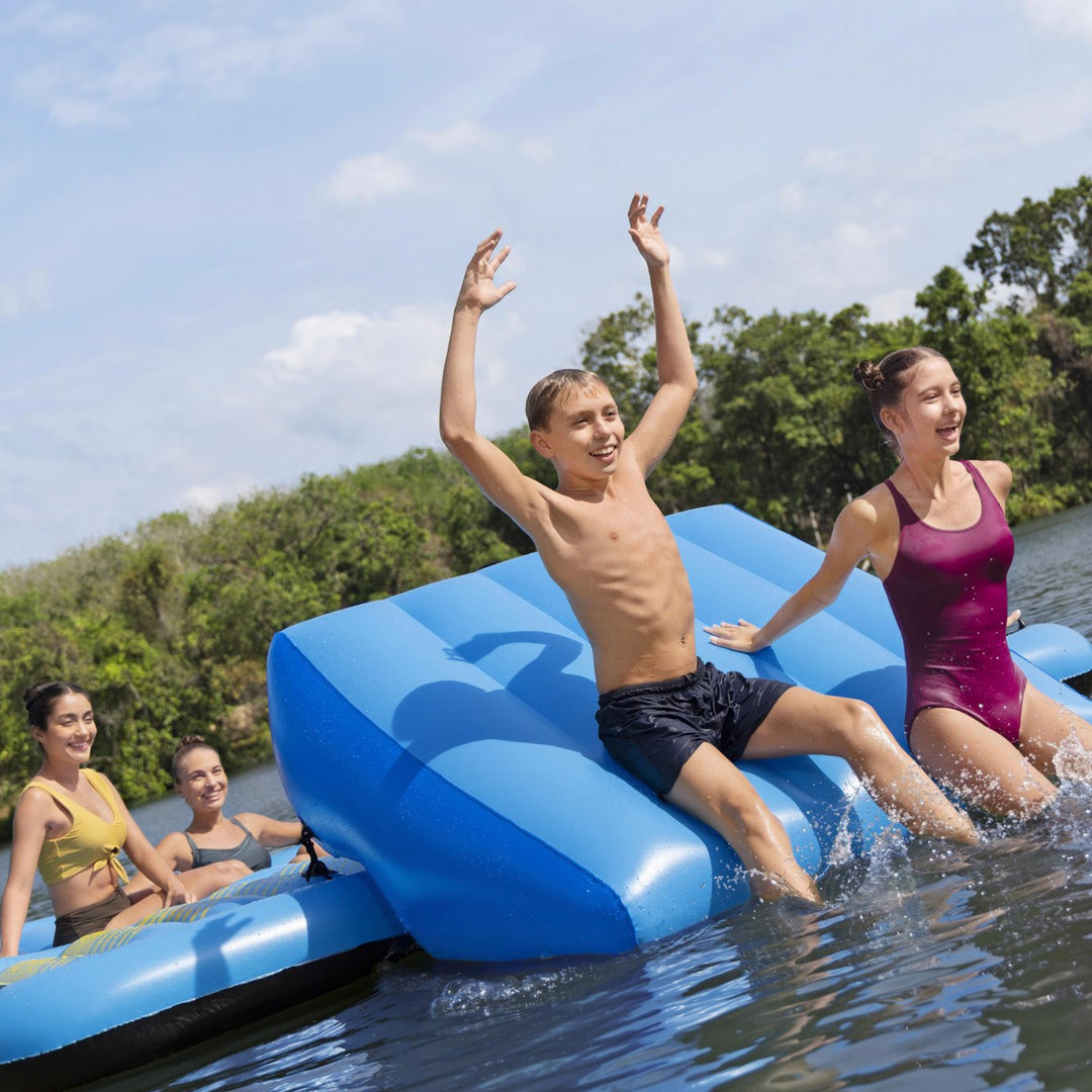 Bestway Hydro Force Detachable Summer Slide 5 Person Activity Island (Open Box)