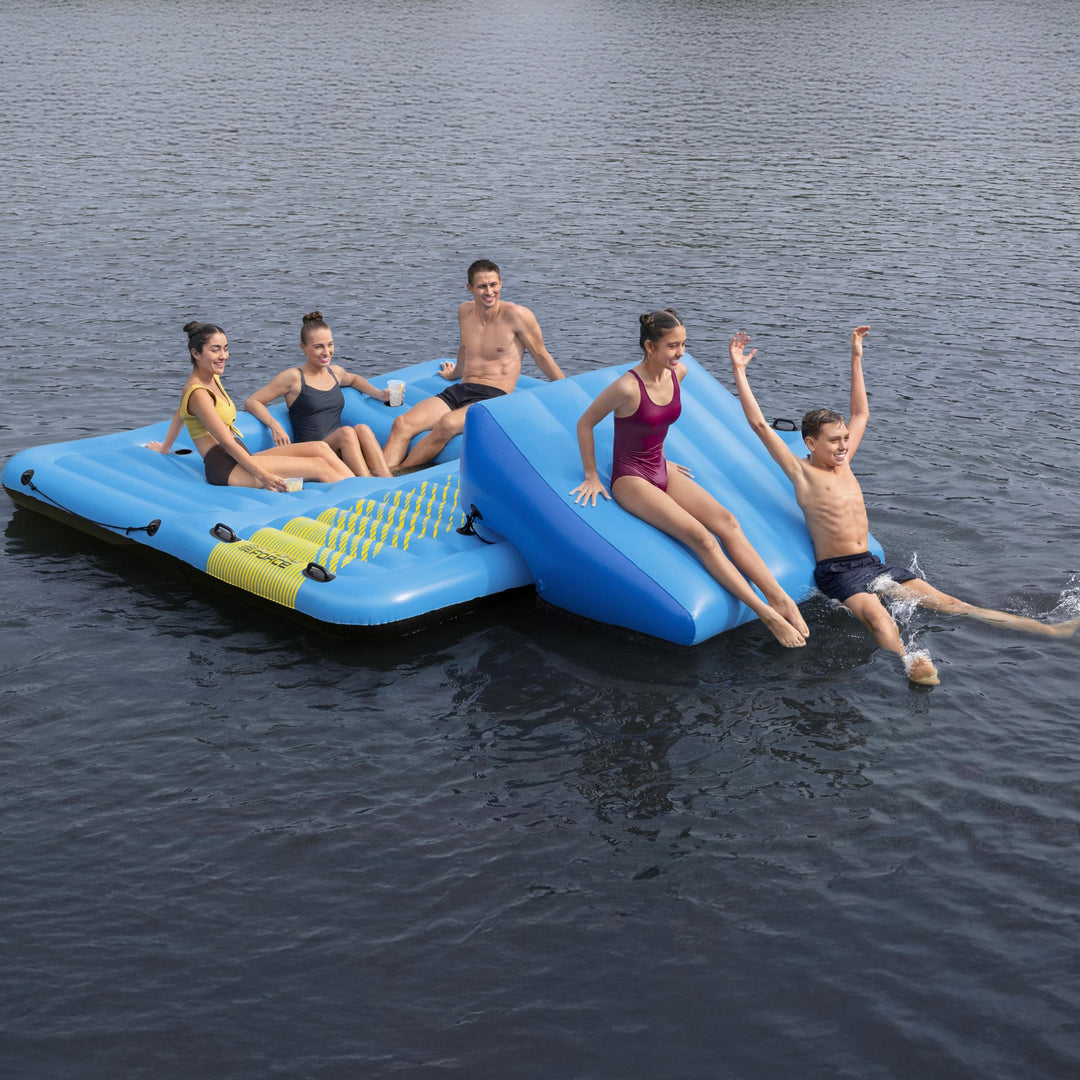 Bestway Hydro Force Detachable Summer Slide 5 Person Activity Island (Open Box)