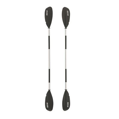 Bestway Hydro Force 91” Adjustable Aluminum Locking Kayak Paddle and Grip, Black - VMInnovations