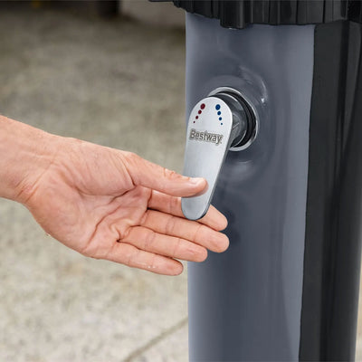 Bestway 9.2 Gal Solar Heat Outdoor Shower w/Adjustable Settings (For Parts) - VMInnovations