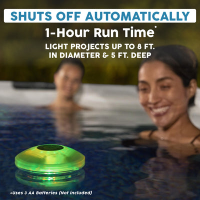 Bestway Flowclear Battery Powered Floating 5 Color LED Pool Light Accessory - VMInnovations