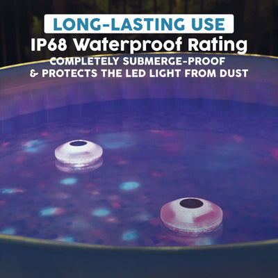 Bestway Flowclear Battery Powered Floating 5 Color LED Pool Light Accessory - VMInnovations