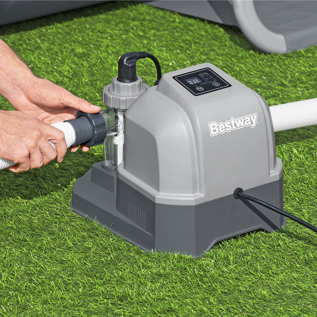 Bestway Hydrogenic 12 G/H Digital Self Cleaning Saltwater Chlorinator (Open Box)