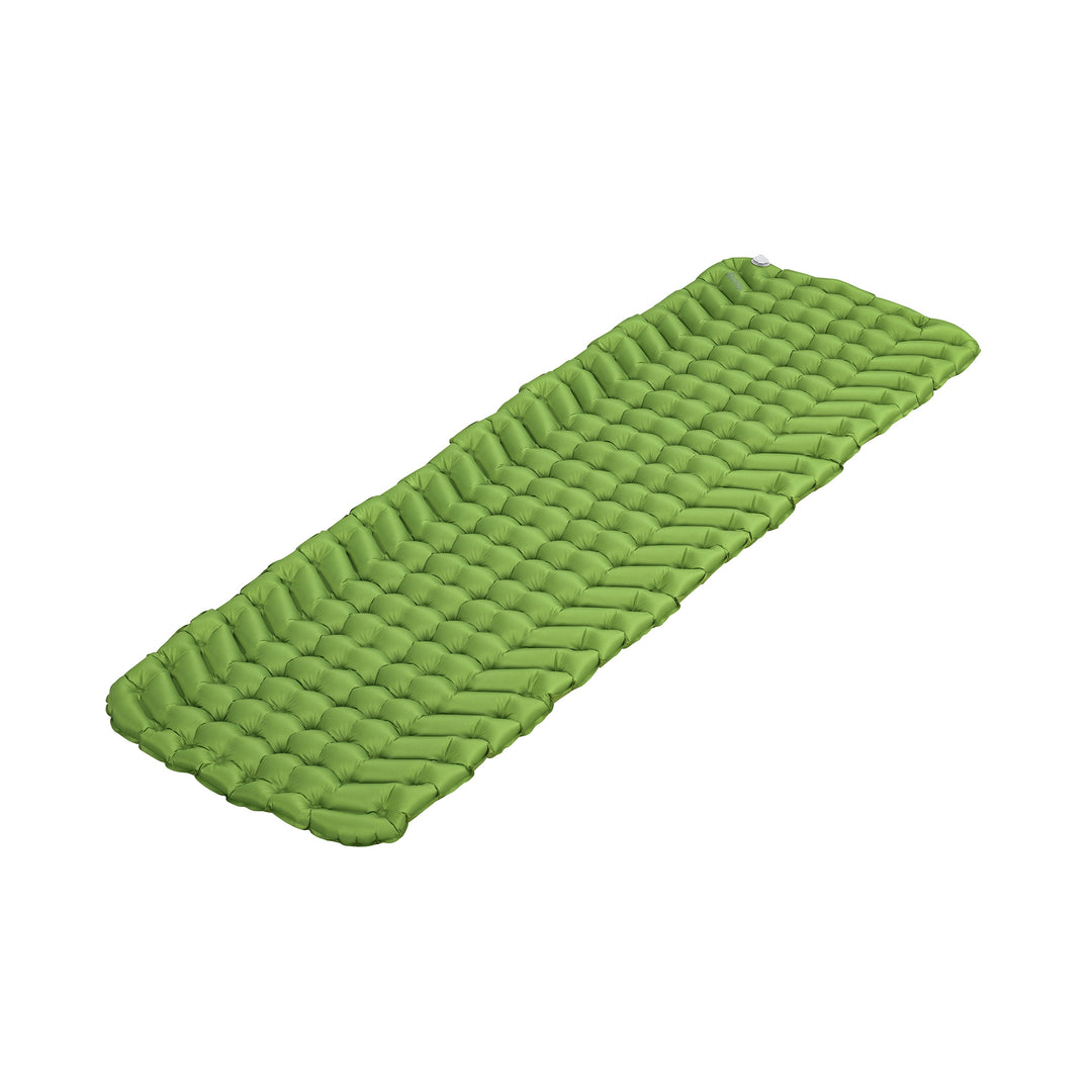 Bestway WanderLite Regular Rectangular Sleeping Air Pad with Storage Bag, Green