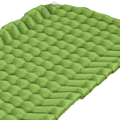 Bestway WanderLite Large Sleeping Air Pad with Storage Bag, Green (Open Box)