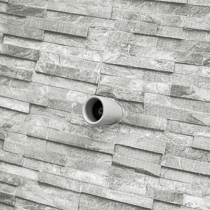 Bestway 8' x 24" Round Inflatable Swimming Pool with Filter Pump, Gray(Open Box)