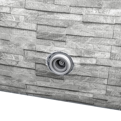 Bestway Fast Set 10'x26" Stacked Stone Inflatable Pool Outdoor Set (Open Box)