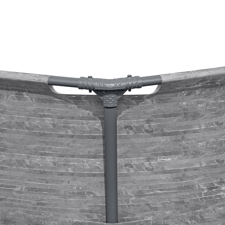 Bestway Steel Pro MAX 10' x 30" Above Ground Swimming Pool Set, Gray (Open Box) - VMInnovations