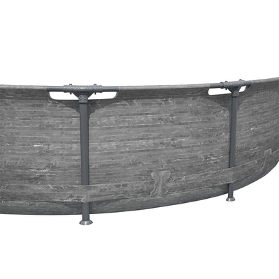 Bestway Steel Pro MAX 12' x 30" Above Ground Swimming Pool Set, Gray (Open Box)
