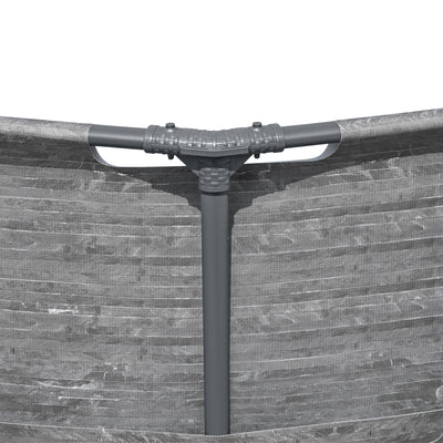 Bestway Steel Pro MAX 12' x 30" Above Ground Swimming Pool Set, Gray (Open Box)
